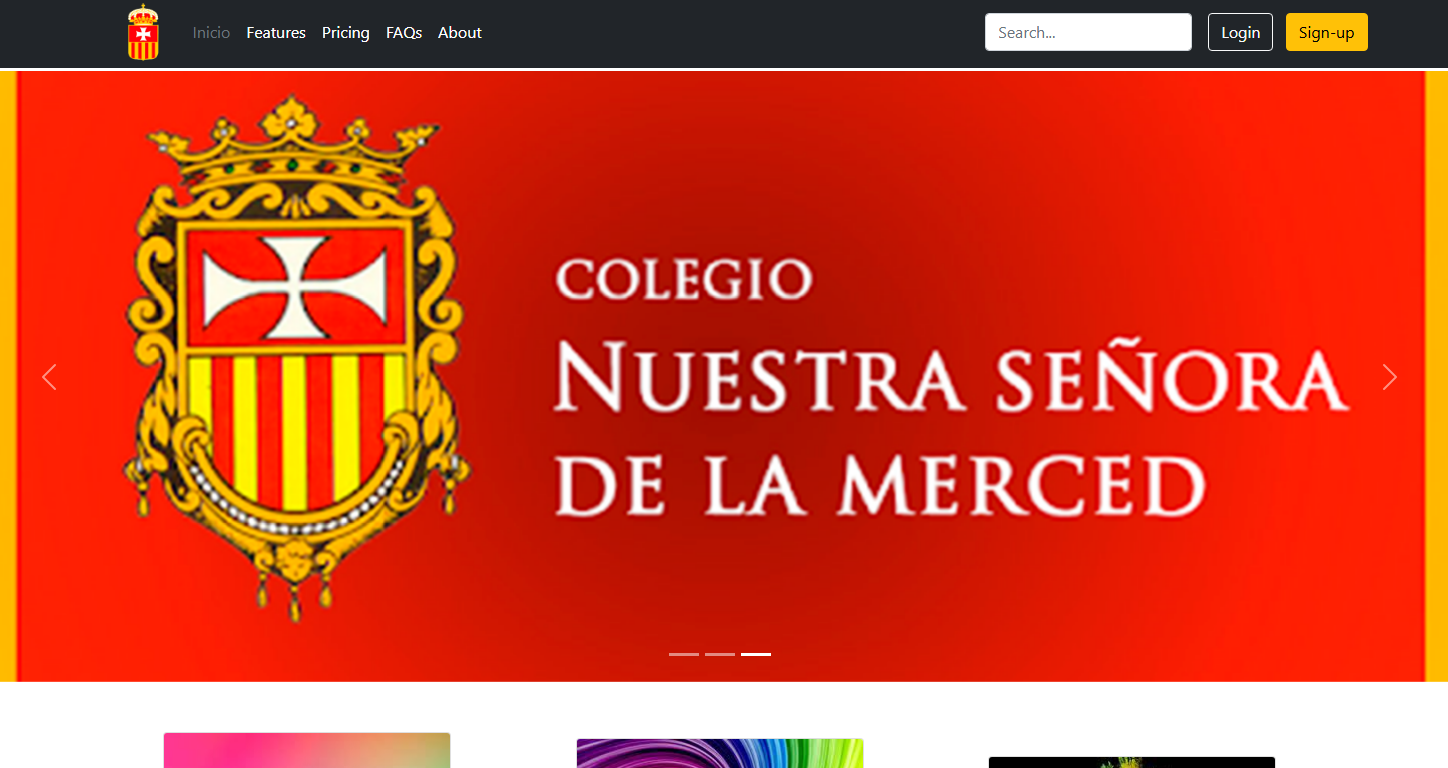 Plataforma educativa para colegio
